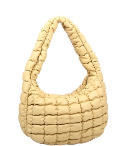 Fashion Puffy Shoulder Bag HQ128 YELLOW